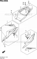 CARENAGES ARRIERE (YSF) pour Suzuki GSX-R 600 2016