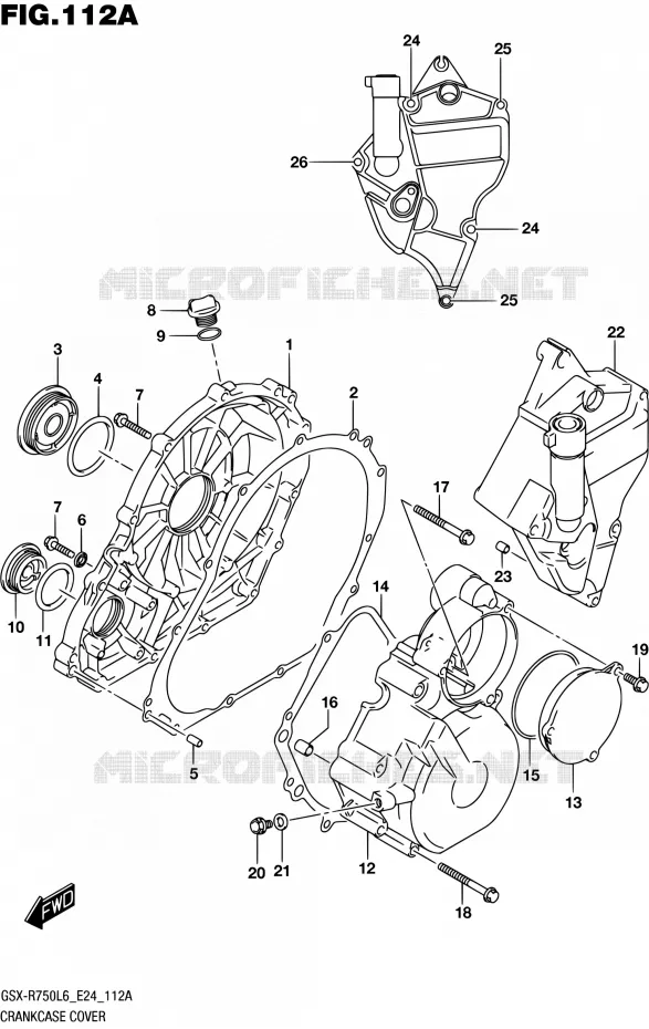 CARTER Suzuki MOTO 750 GSX-R 2016  GSX-R750 L6 (E24)