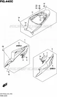 CARENAGES ARRIERE (KGL) pour Suzuki GSX-R 750 2016