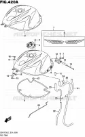 RESERVOIR D'ESSENCE pour Suzuki GSX-R 750 2017