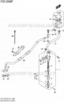 MAITRE CYLINDRE ARRIERE (GSX S1000FUFL6 E21) pour Suzuki GSX-S 1000 2016