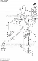 MAITRE CYLINDRE ARRIERE (GSX S1000AL7 E28) pour Suzuki GSX-S 1000 2017
