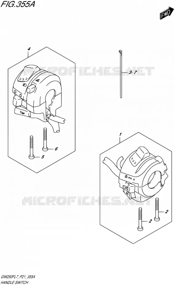 COMMODOS Suzuki MOTO 250 INAZUMA 2017  GW250F L7 (P21)