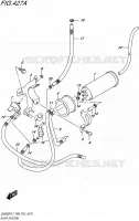 SYSTÈME DE RECYCLAGE VAPEURS CARBURANT pour Suzuki INAZUMA 250 2017