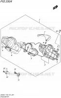 COMPTEUR (GW250L7 P28) pour Suzuki INAZUMA 250 2017