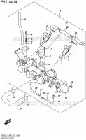 CORPS DE PAPILLON pour Suzuki INAZUMA 250 2017