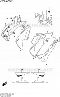 RESERVOIR D'ESSENCE   COUVERCLES (GW250ZL7 P33) pour Suzuki INAZUMA 250 2017