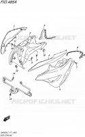 FLANCS DE CARENAGES pour Suzuki INAZUMA 250 2017