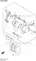 ETRIER DE FREIN AVANT pour Suzuki BOULEVARD 650 1992