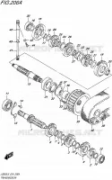 TRANSMISSION pour Suzuki SAVAGE 650 2016