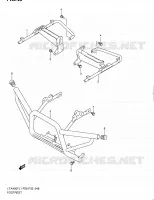 REPOSE PIED pour Suzuki KINGQUAD 400 2011