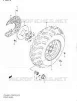 ROUE AVANT pour Suzuki KINGQUAD 400 2011