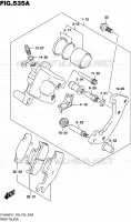 ETRIER DE FREIN AVANT pour Suzuki KINGQUAD 400 2017