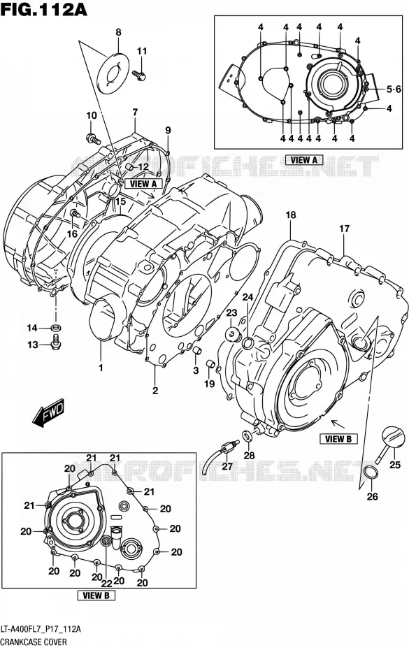 CARTER Suzuki QUAD 400 KINGQUAD 2017  LT-A400F L7 (P17)