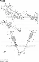 ARBRE A CAMES   VALVE pour Suzuki KINGQUAD 450 2010