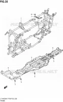 CADRE pour Suzuki KINGQUAD 450 2010