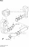 CONDUIT D'ADMISSION CARTER COURROIE pour Suzuki KINGQUAD 450 2010