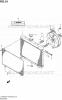 RADIATEUR pour Suzuki KINGQUAD 450 2010