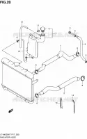 DURITE DE RADIATEUR pour Suzuki KINGQUAD 450 2010