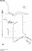 GUIDON (LT A450XK9/XZK9/XL0) pour Suzuki KINGQUAD 450 2010
