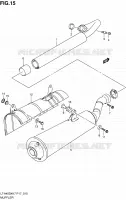 SILENCIEUX pour Suzuki KINGQUAD 450 2010