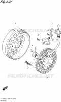 ALLUMAGE ROTOR   STATOR pour Suzuki KINGQUAD 500 2016