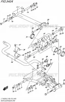 BRAS SUSPENSION ARRIERE pour Suzuki KINGQUAD 500 2016