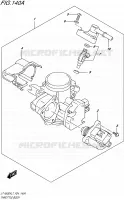 CORPS DE PAPILLON pour Suzuki KINGQUAD 500 2017