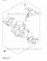 CORPS DE PAPILLON pour Suzuki KINGQUAD 500 2011