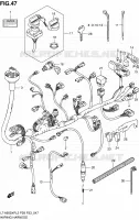 FAISCEAU ELECTRIQUE (LT A500XPL2 P33) pour Suzuki KINGQUAD 500 2012