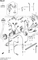 FAISCEAU ELECTRIQUE (LT A500XPL4 P33) pour Suzuki KINGQUAD 500 1992