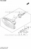 ENSEMBLE FEU ARRIERE (LT A500XPL7 P33) pour Suzuki KINGQUAD 500 2017