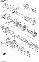 TRANSMISSION (2) pour Suzuki KINGQUAD 500 2017