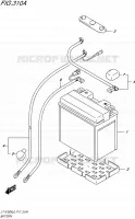 BATTERIE pour Suzuki KINGQUAD 750 2016