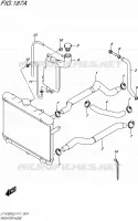 DURITE DE RADIATEUR pour Suzuki KINGQUAD 750 2016