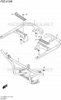 REPOSE PIED pour Suzuki KINGQUAD 750 2016