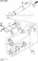 SILENCIEUX pour Suzuki KINGQUAD 750 2016