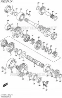 TRANSMISSION (2) pour Suzuki KINGQUAD 750 2017
