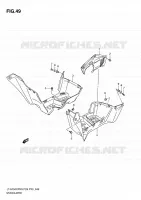 GARDE BOUE pour Suzuki KINGQUAD 750 2010