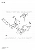 GARDE BOUE pour Suzuki KINGQUAD 750 2010