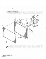 RADIATEUR (LT A750XPZL1 P28) pour Suzuki KINGQUAD 750 2011