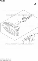 ENSEMBLE FEU ARRIERE (LT A750XPL3 P33) pour Suzuki KINGQUAD 750 2013