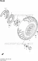 ROUE AVANT (LT A750XPL3 P33) pour Suzuki KINGQUAD 750 2013
