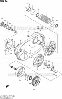TRANSMISSION (1) pour Suzuki KINGQUAD 750 2013