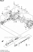 CARDAN   COUPLE CONIQUE (ARRIERE) pour Suzuki KINGQUAD 750 2014