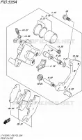 ETRIER DE FREIN AVANT pour Suzuki KINGQUAD 750 2017