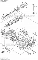 CARDAN   COUPLE CONIQUE (AVANT) pour Suzuki KINGQUAD 750 2017