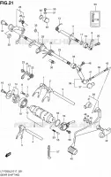 ENSEMBLE SELECTEUR DE VITESSES (LT F250L2 E24) pour Suzuki OZARK 250 2012