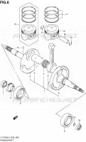 VILEBREQUIN pour Suzuki OZARK 250 2013