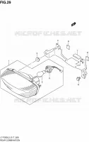 ENSEMBLE FEU ARRIERE (LT F250L3 E24) pour Suzuki OZARK 250 2013